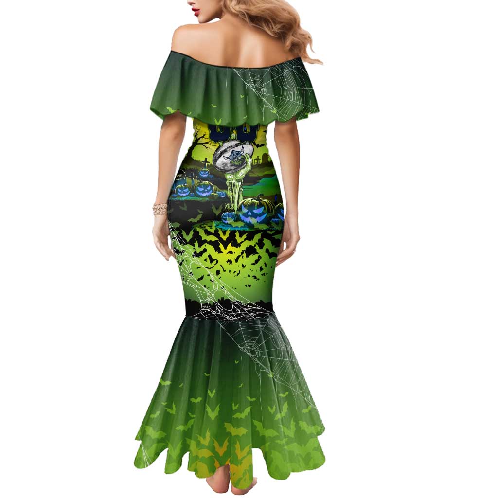 We Are Raiders Halloween Mermaid Dress Pumpkin Scary Spooky Season - Aussie Hoodie