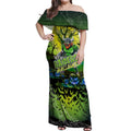 We Are Raiders Halloween Off Shoulder Maxi Dress Pumpkin Scary Spooky Season - Aussie Hoodie