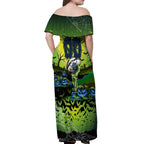We Are Raiders Halloween Off Shoulder Maxi Dress Pumpkin Scary Spooky Season - Aussie Hoodie