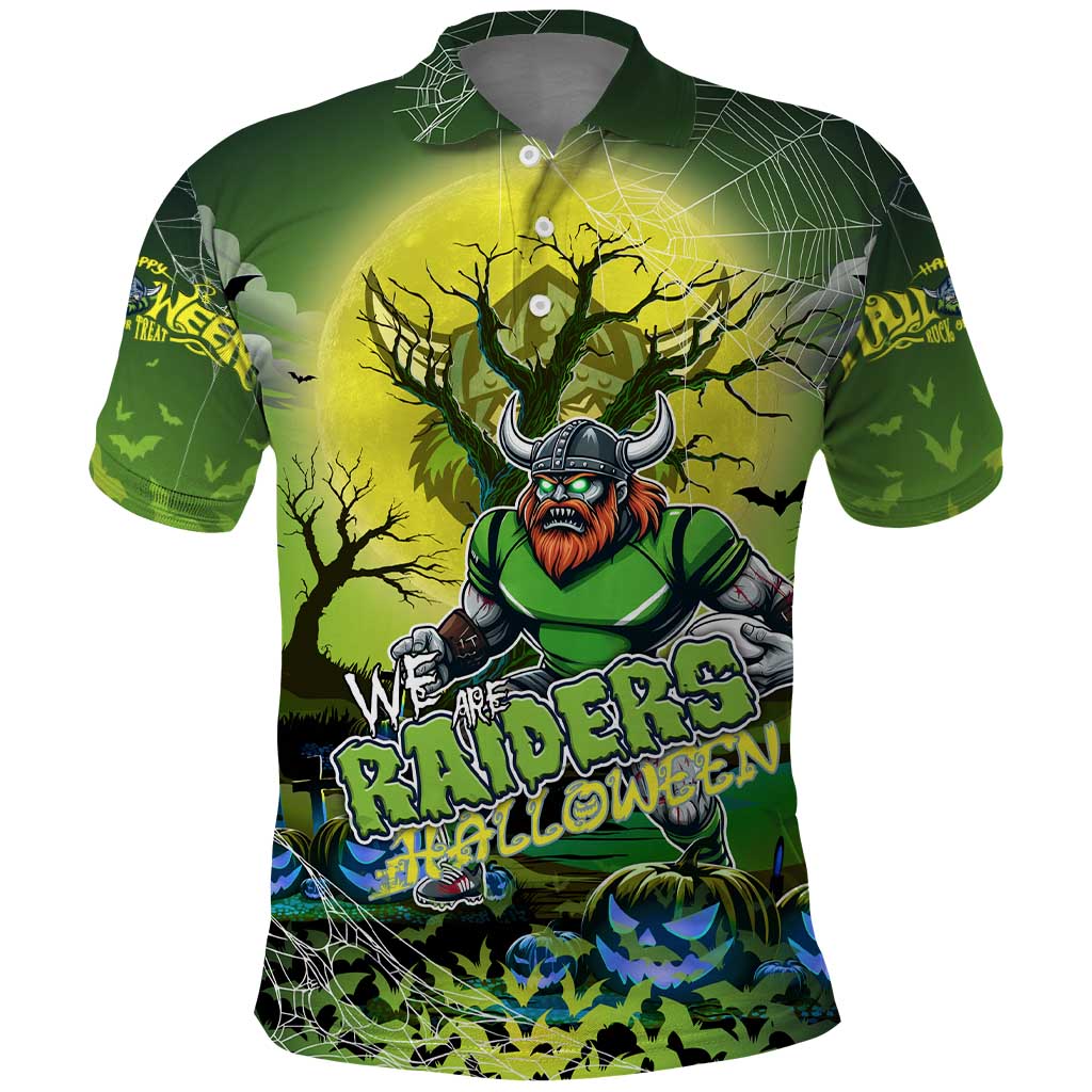 We Are Raiders Halloween Polo Shirt Pumpkin Scary Spooky Season - Aussie Hoodie