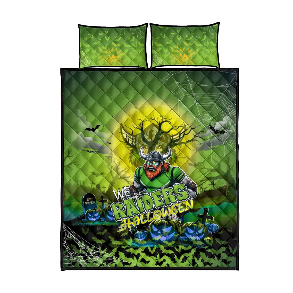 We Are Raiders Halloween Quilt Bed Set Pumpkin Scary Spooky Season - Aussie Hoodie