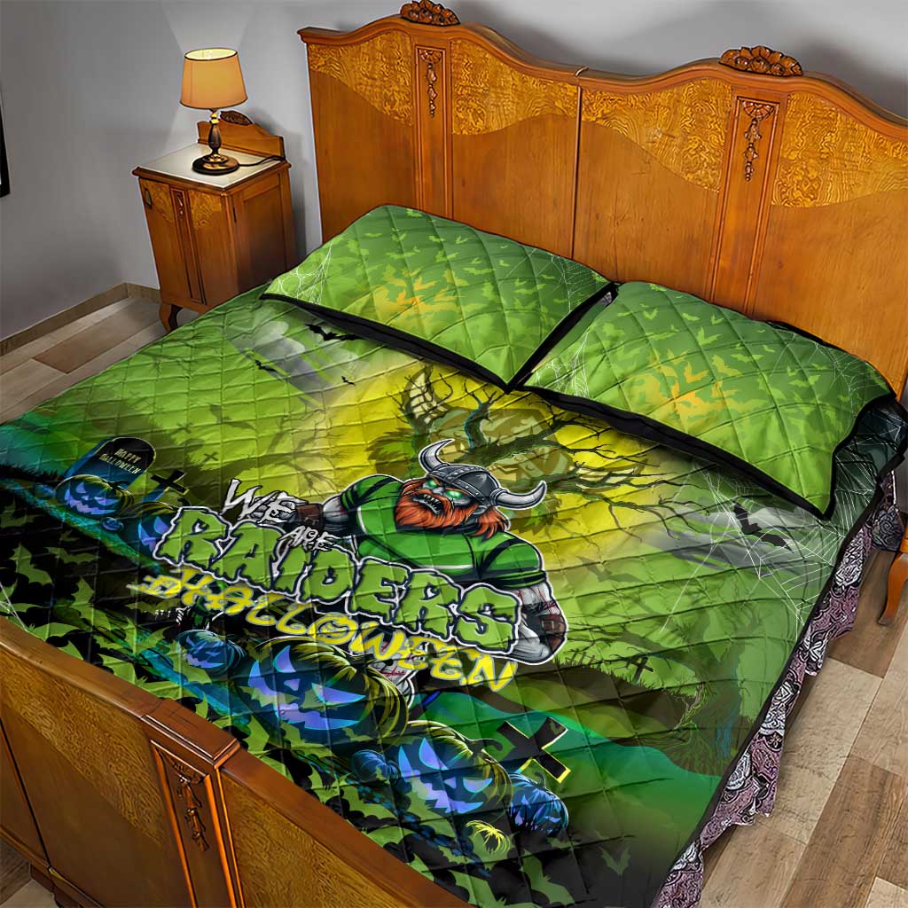 We Are Raiders Halloween Quilt Bed Set Pumpkin Scary Spooky Season - Aussie Hoodie
