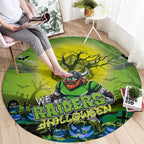 We Are Raiders Halloween Round Carpet Pumpkin Scary Spooky Season - Aussie Hoodie