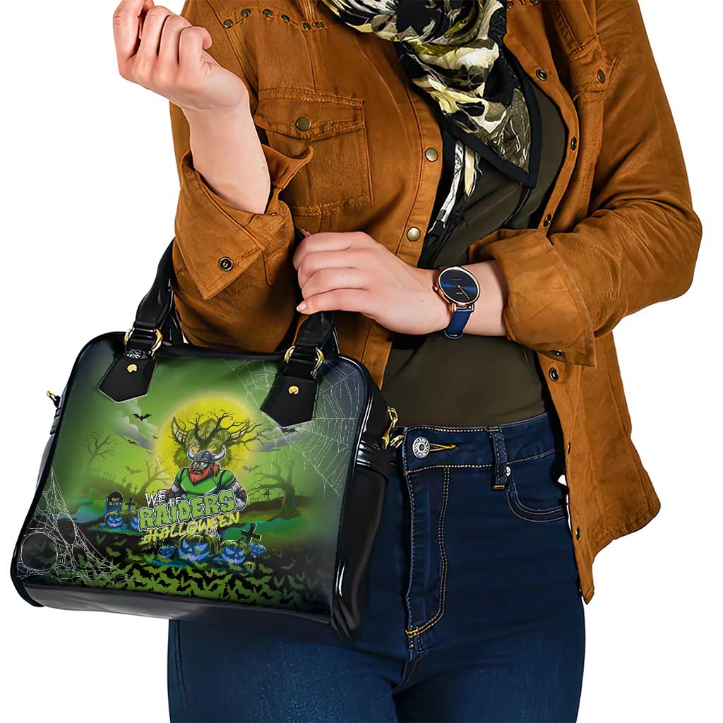 We Are Raiders Halloween Shoulder Handbag Pumpkin Scary Spooky Season - Aussie Hoodie