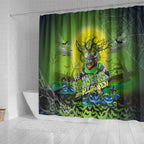 We Are Raiders Halloween Shower Curtain Pumpkin Scary Spooky Season - Aussie Hoodie