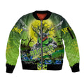 We Are Raiders Halloween Sleeve Zip Bomber Jacket Pumpkin Scary Spooky Season - Aussie Hoodie