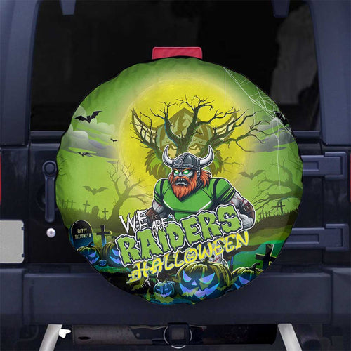 We Are Raiders Halloween Spare Tire Cover Pumpkin Scary Spooky Season - Aussie Hoodie
