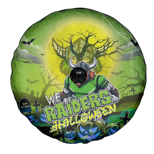 We Are Raiders Halloween Spare Tire Cover Pumpkin Scary Spooky Season - Aussie Hoodie