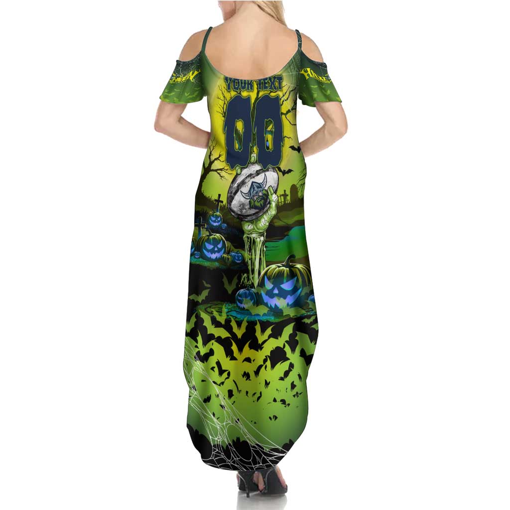 We Are Raiders Halloween Summer Maxi Dress Pumpkin Scary Spooky Season - Aussie Hoodie