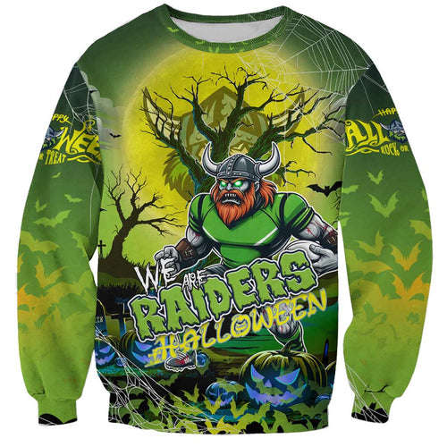 We Are Raiders Halloween Sweatshirt Pumpkin Scary Spooky Season - Aussie Hoodie