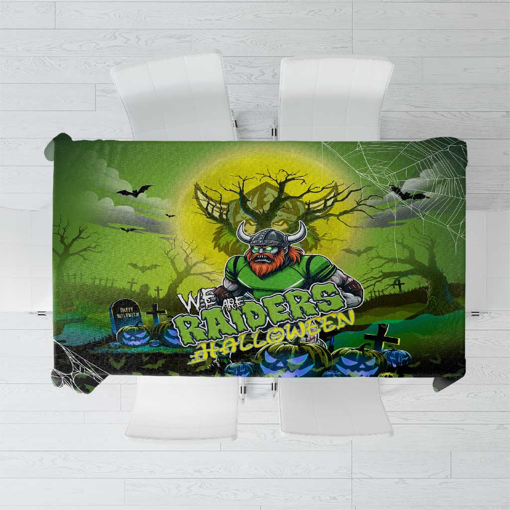 We Are Raiders Halloween Tablecloth Pumpkin Scary Spooky Season - Aussie Hoodie