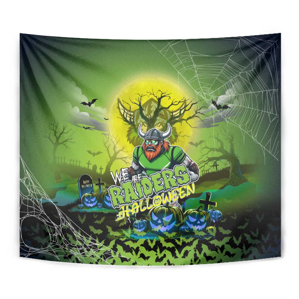 We Are Raiders Halloween Tapestry Pumpkin Scary Spooky Season - Aussie Hoodie