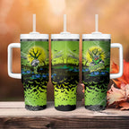 We Are Raiders Halloween Tumbler With Handle Pumpkin Scary Spooky Season - Aussie Hoodie