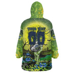 We Are Raiders Halloween Wearable Blanket Hoodie Pumpkin Scary Spooky Season - Aussie Hoodie