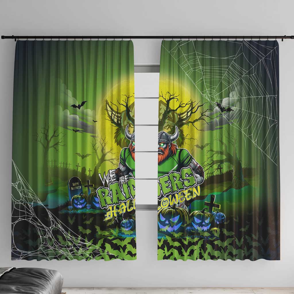 We Are Raiders Halloween Window Curtain Pumpkin Scary Spooky Season - Aussie Hoodie