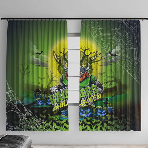 We Are Raiders Halloween Window Curtain Pumpkin Scary Spooky Season - Aussie Hoodie