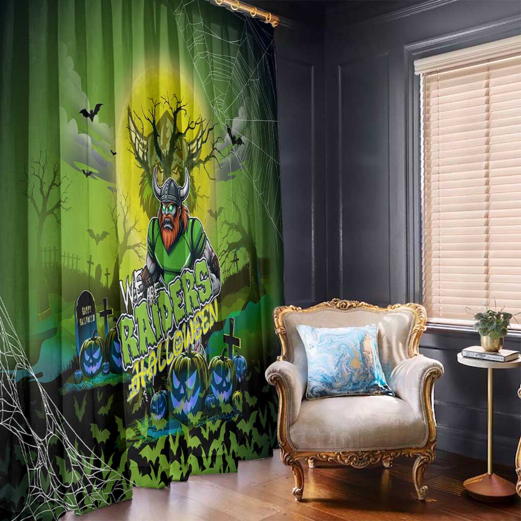 We Are Raiders Halloween Window Curtain Pumpkin Scary Spooky Season - Aussie Hoodie