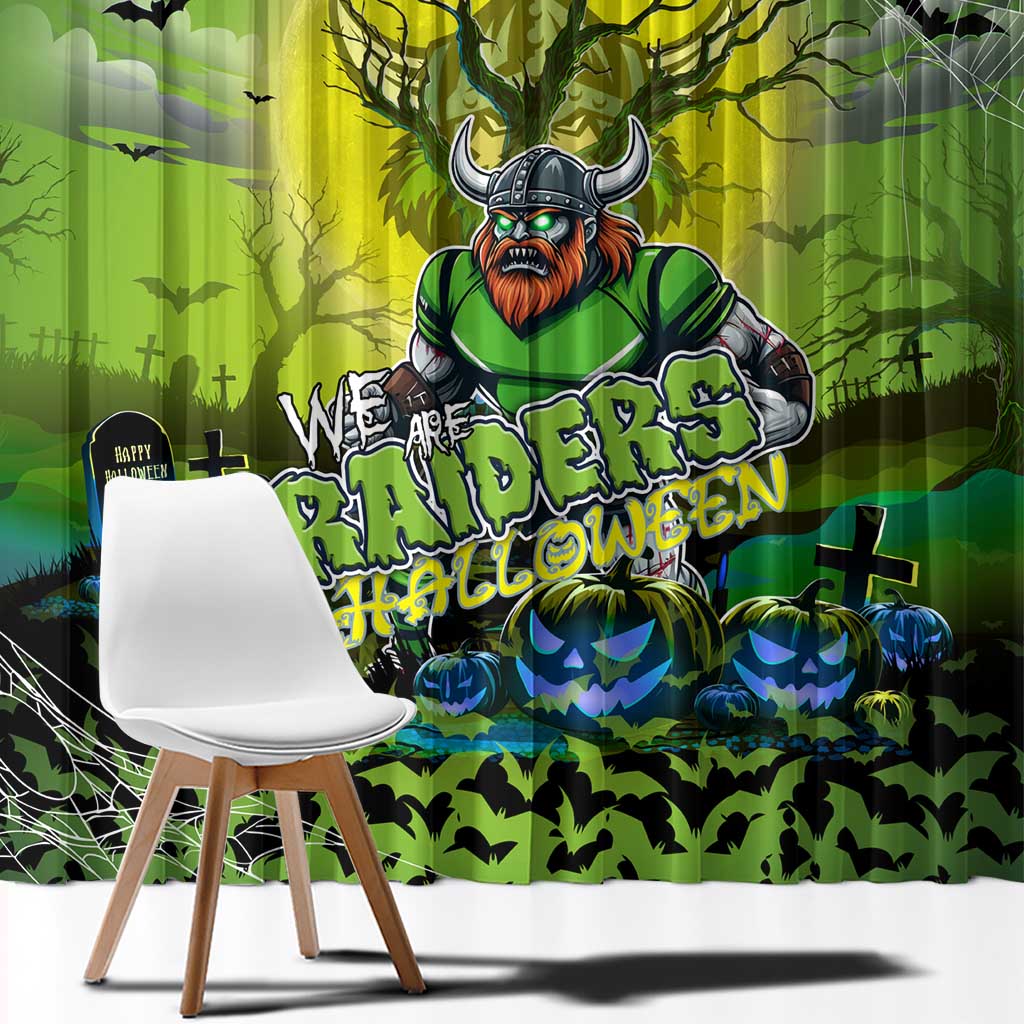 We Are Raiders Halloween Window Curtain Pumpkin Scary Spooky Season - Aussie Hoodie