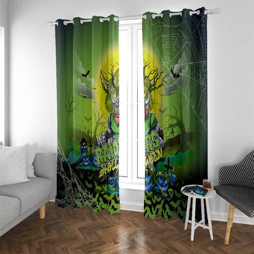 We Are Raiders Halloween Window Curtain Pumpkin Scary Spooky Season - Aussie Hoodie