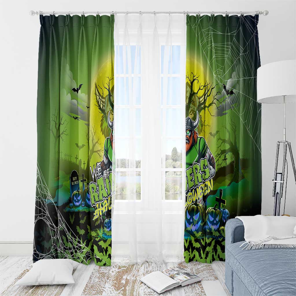 We Are Raiders Halloween Window Curtain Pumpkin Scary Spooky Season - Aussie Hoodie