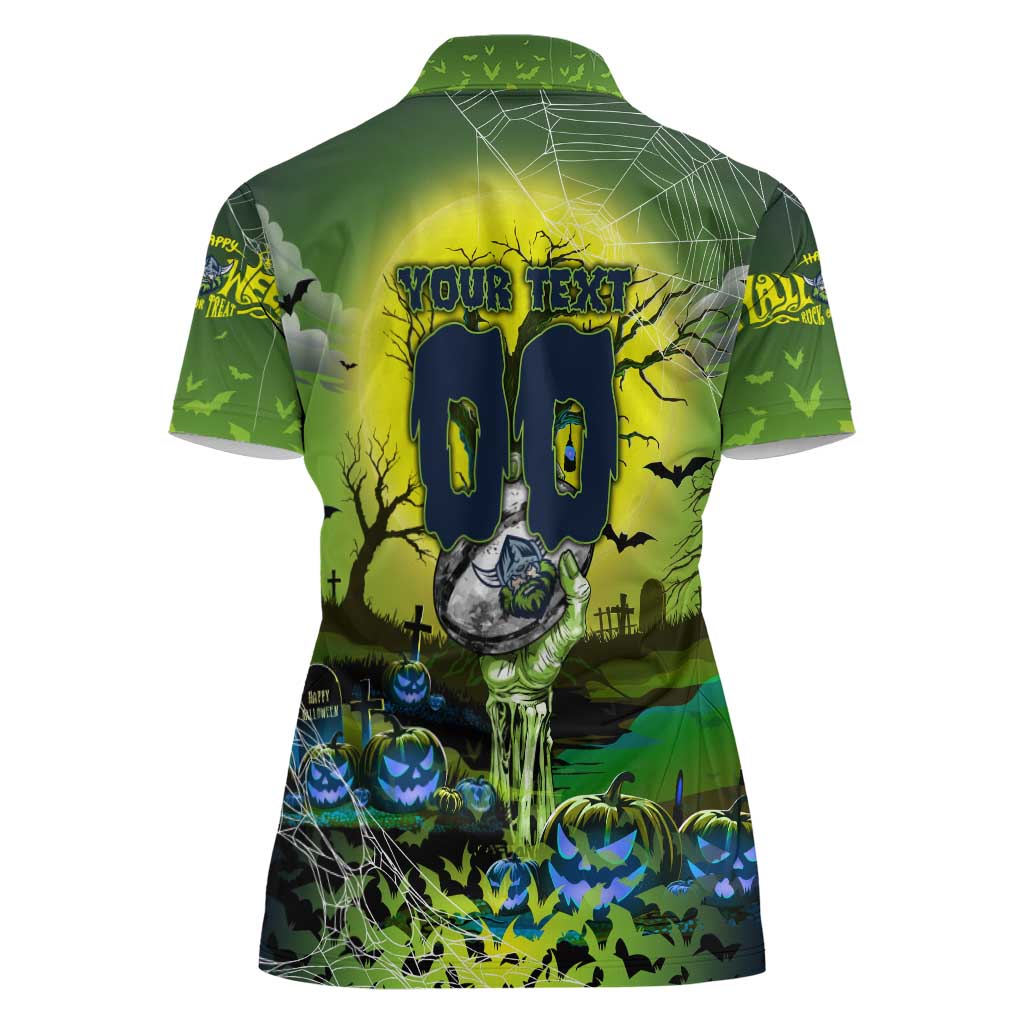 We Are Raiders Halloween Women Polo Shirt Pumpkin Scary Spooky Season - Aussie Hoodie