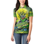 We Are Raiders Halloween Women Polo Shirt Pumpkin Scary Spooky Season - Aussie Hoodie
