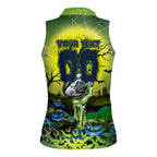 We Are Raiders Halloween Women Sleeveless Polo Shirt Pumpkin Scary Spooky Season - Aussie Hoodie