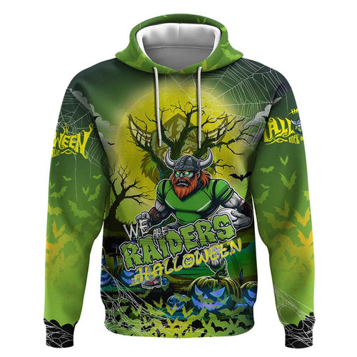 We Are Raiders Halloween Zip Hoodie Pumpkin Scary Spooky Season - Aussie Hoodie