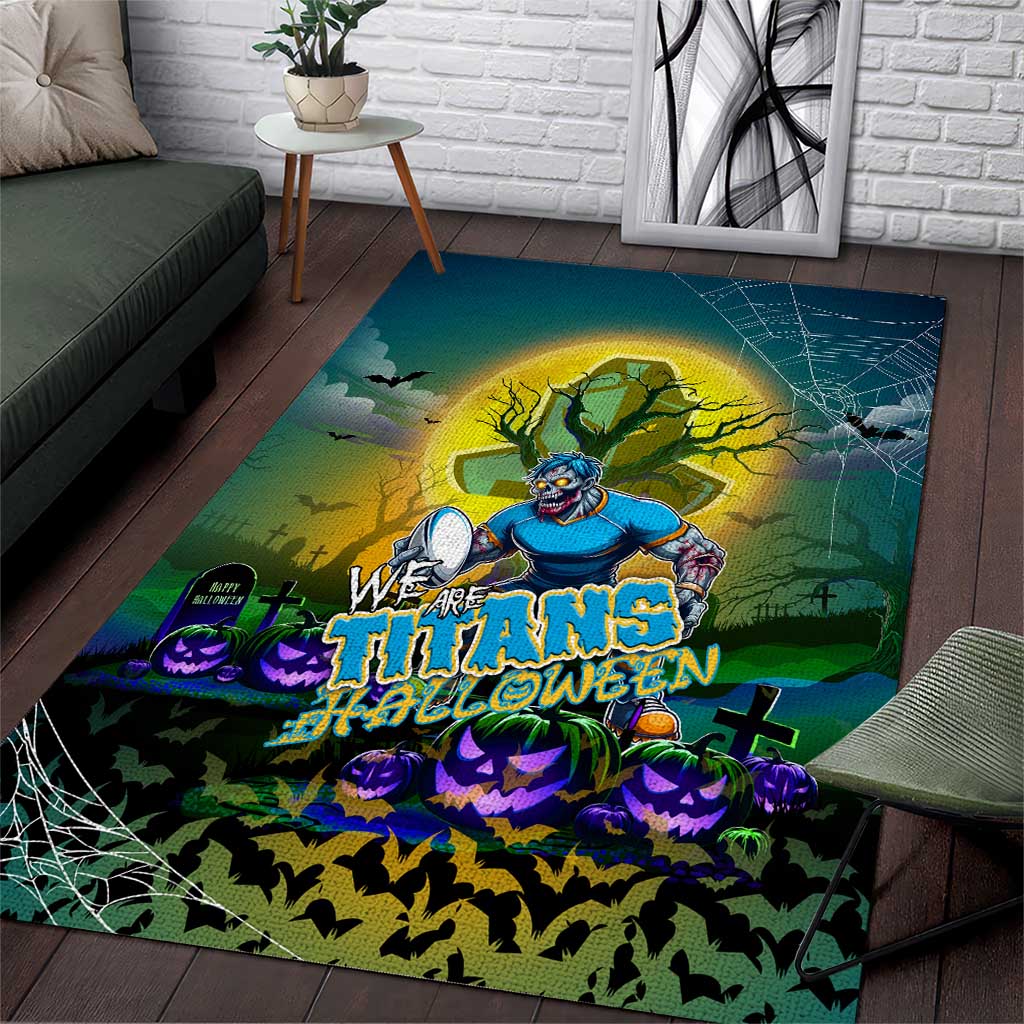 We Are Titans Halloween Area Rug Pumpkin Scary Spooky Season - Aussie Hoodie