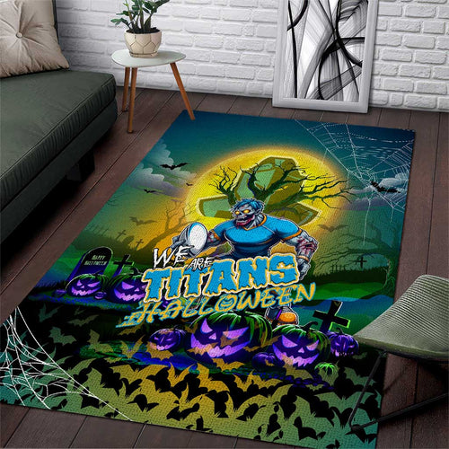 We Are Titans Halloween Area Rug Pumpkin Scary Spooky Season - Aussie Hoodie