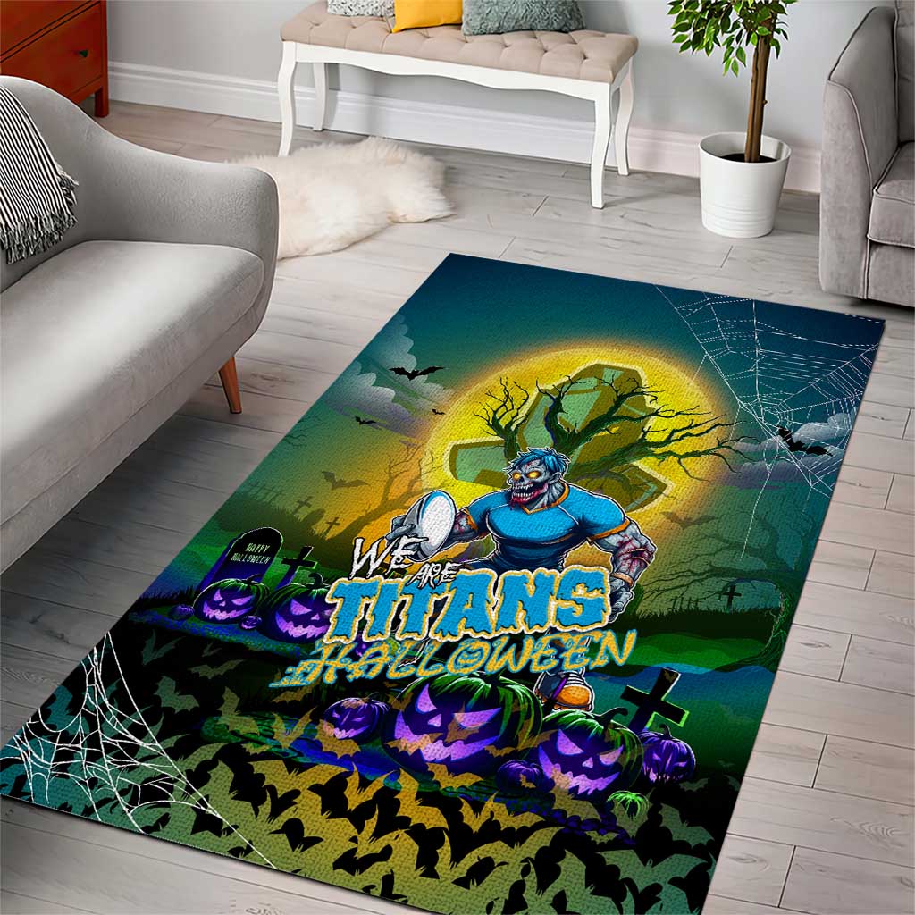 We Are Titans Halloween Area Rug Pumpkin Scary Spooky Season - Aussie Hoodie