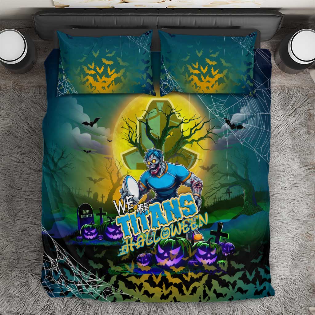 We Are Titans Halloween Bedding Set Pumpkin Scary Spooky Season - Aussie Hoodie