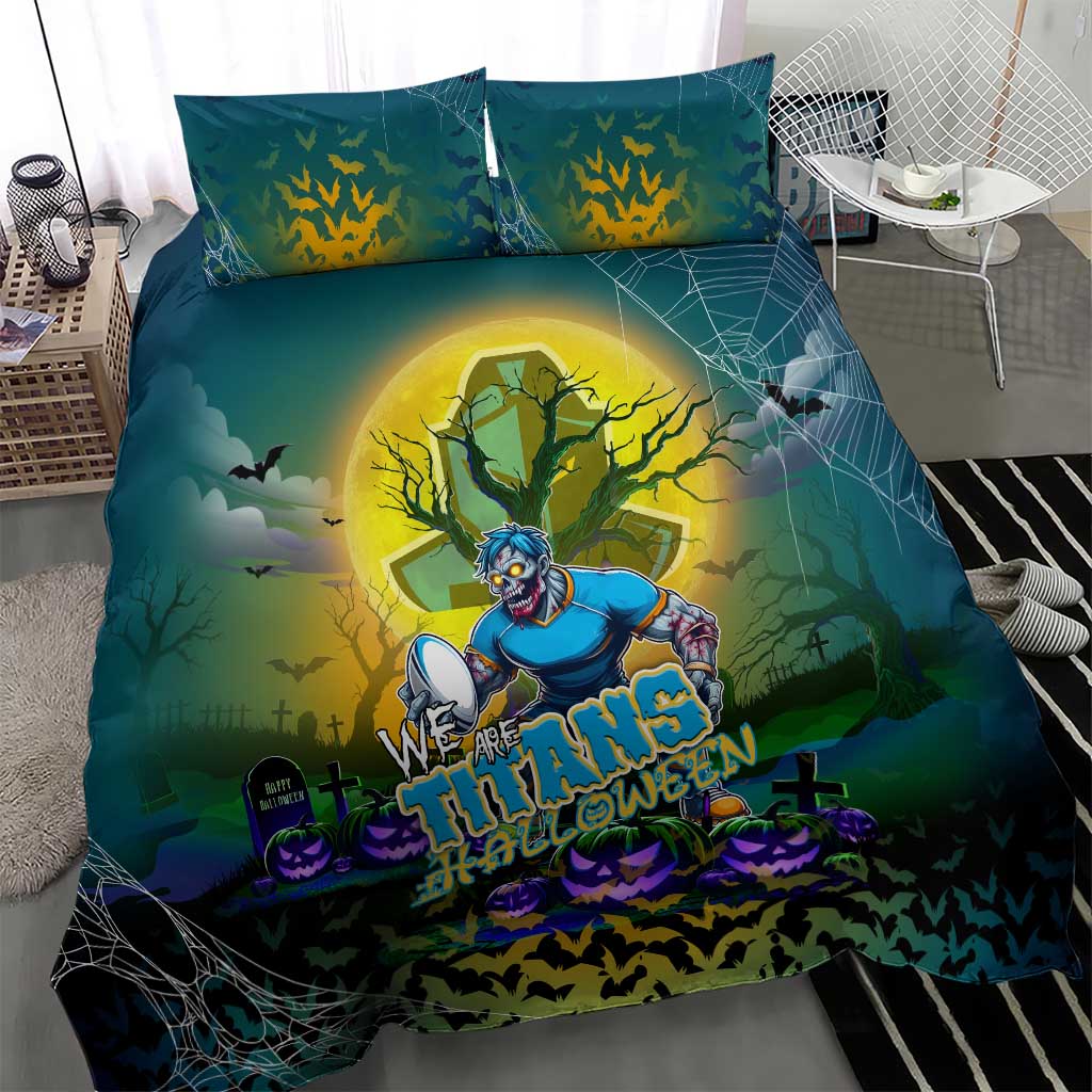 We Are Titans Halloween Bedding Set Pumpkin Scary Spooky Season - Aussie Hoodie