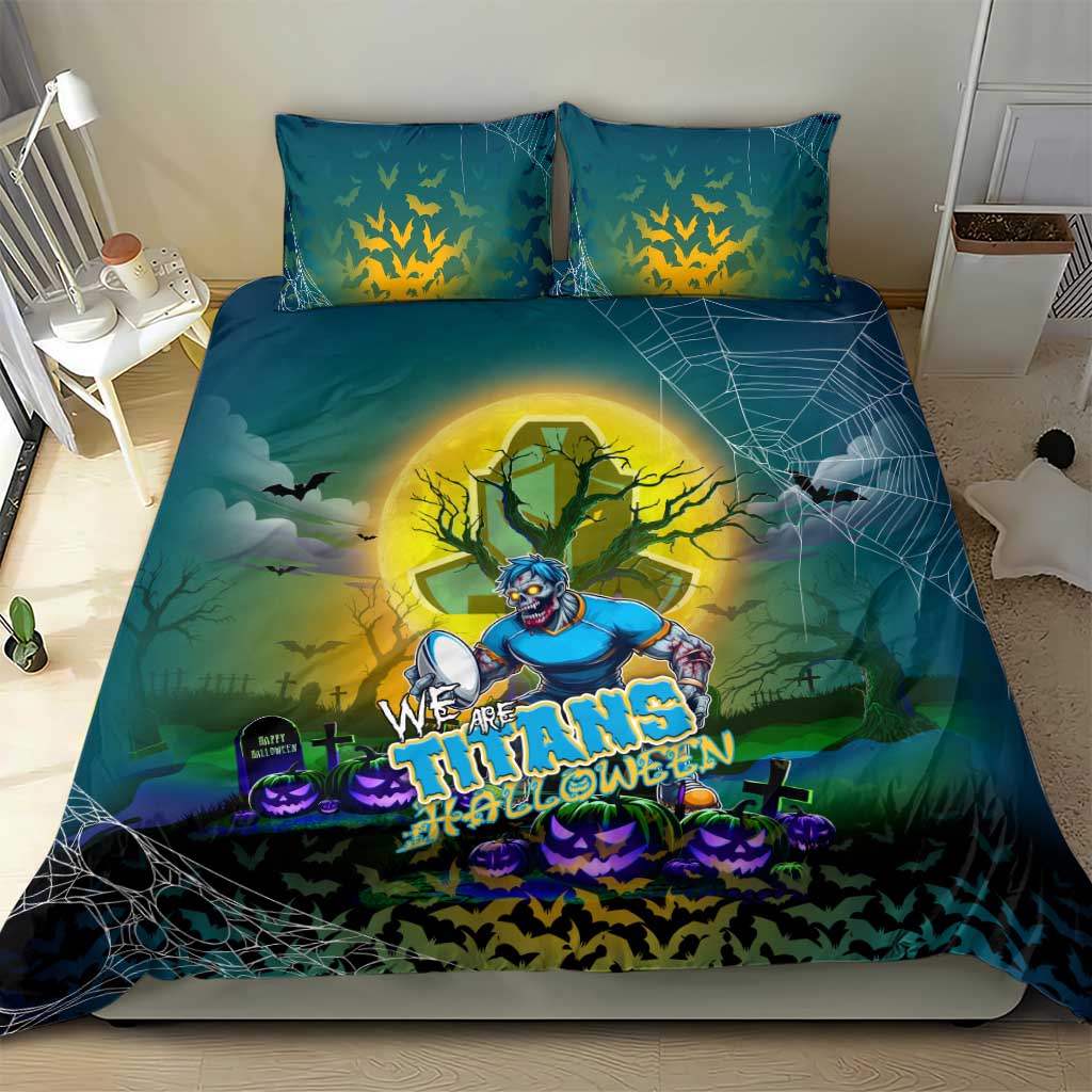 We Are Titans Halloween Bedding Set Pumpkin Scary Spooky Season - Aussie Hoodie