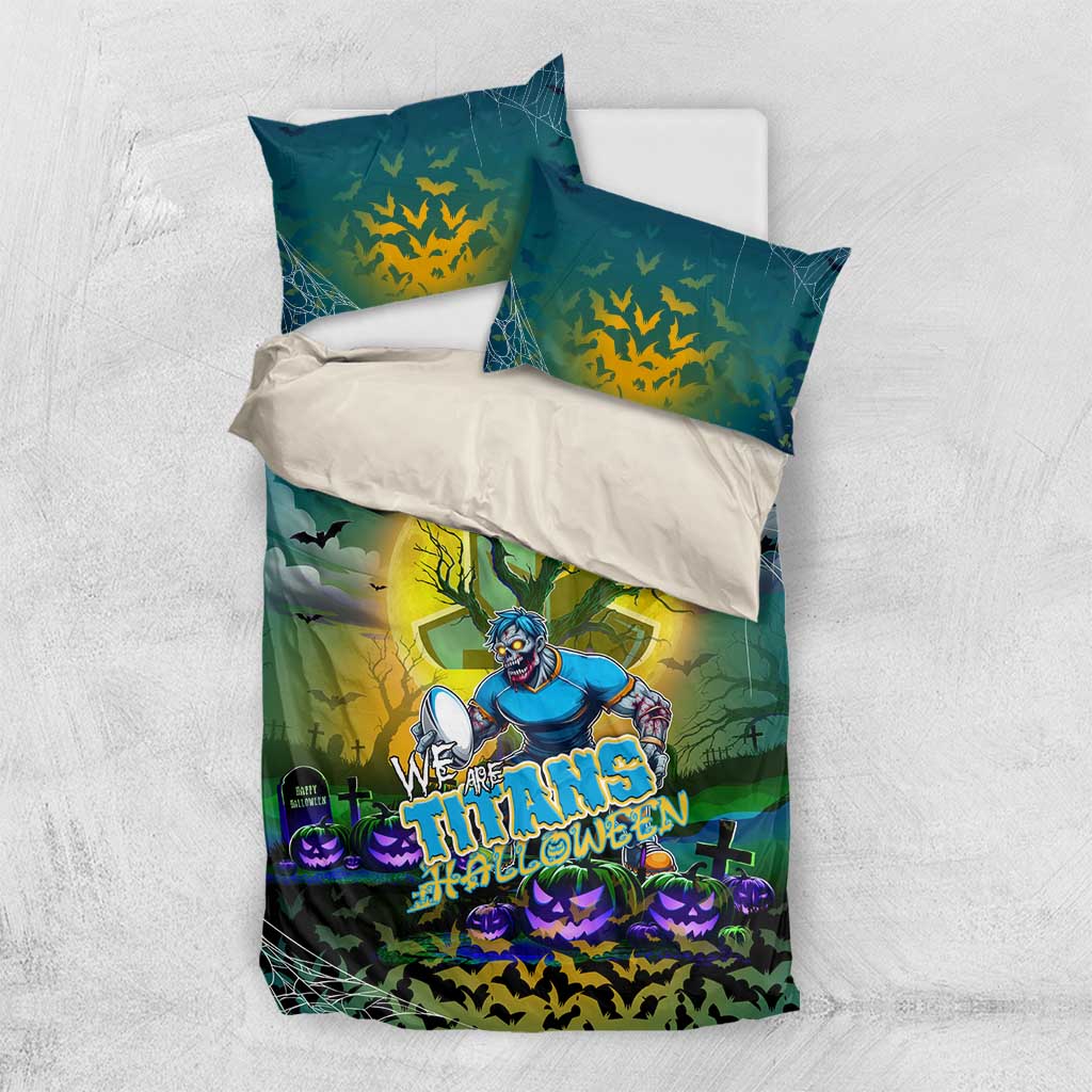 We Are Titans Halloween Bedding Set Pumpkin Scary Spooky Season - Aussie Hoodie