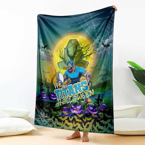 We Are Titans Halloween Blanket Pumpkin Scary Spooky Season - Aussie Hoodie