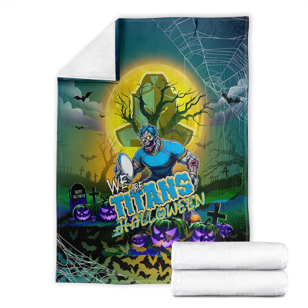 We Are Titans Halloween Blanket Pumpkin Scary Spooky Season - Aussie Hoodie