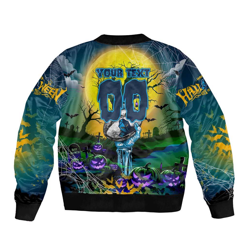 We Are Titans Halloween Bomber Jacket Pumpkin Scary Spooky Season - Aussie Hoodie