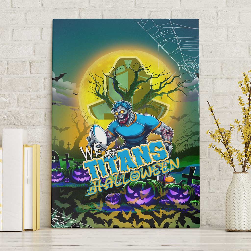 We Are Titans Halloween Canvas Wall Art Pumpkin Scary Spooky Season - Aussie Hoodie