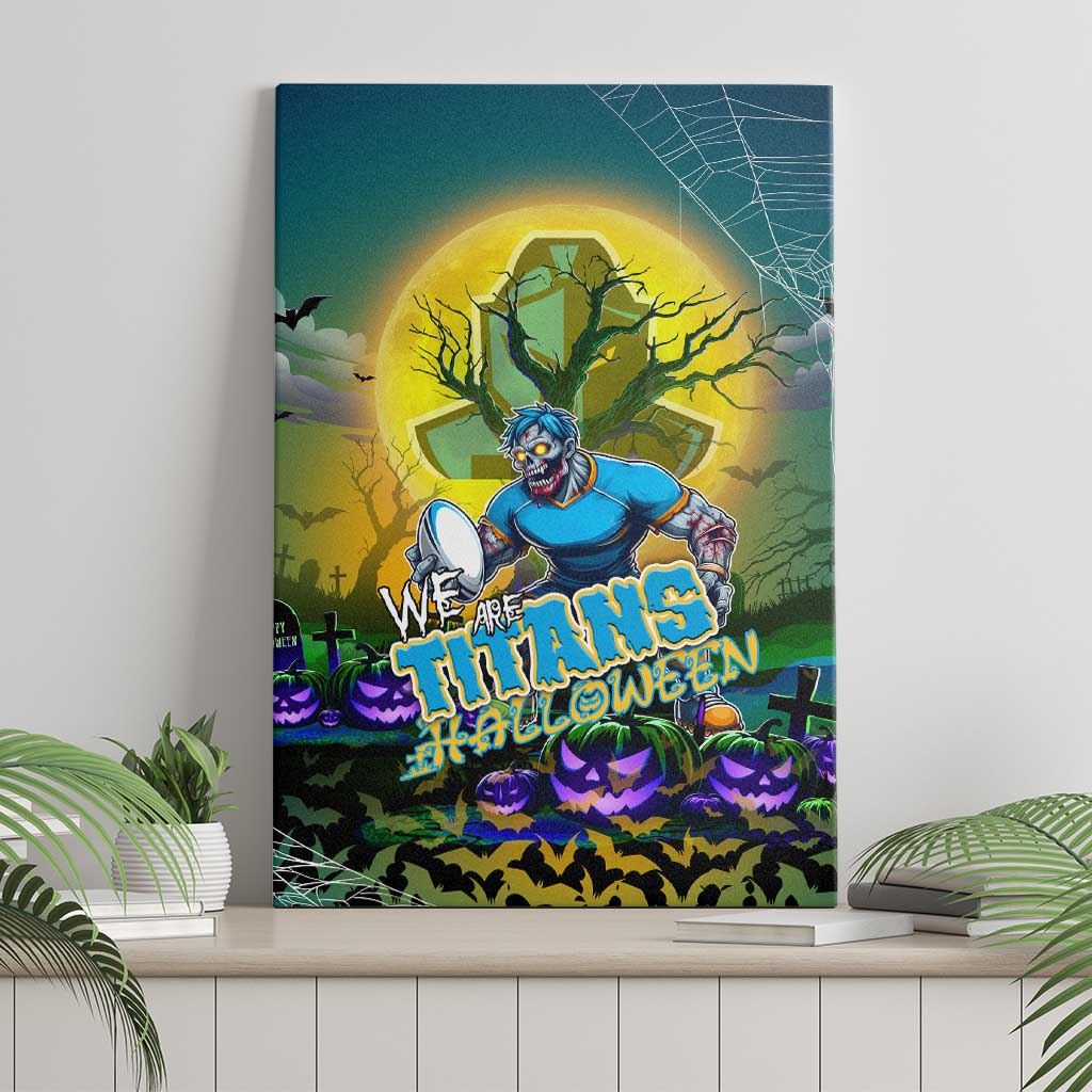 We Are Titans Halloween Canvas Wall Art Pumpkin Scary Spooky Season - Aussie Hoodie