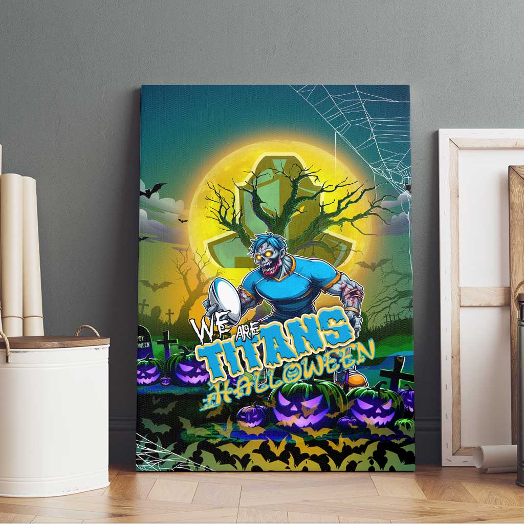 We Are Titans Halloween Canvas Wall Art Pumpkin Scary Spooky Season - Aussie Hoodie