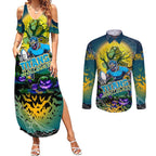 We Are Titans Halloween Couples Matching Summer Maxi Dress and Long Sleeve Button Shirt Pumpkin Scary Spooky Season - Aussie Hoodie