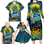 We Are Titans Halloween Family Matching Long Sleeve Bodycon Dress and Hawaiian Shirt Pumpkin Scary Spooky Season - Aussie Hoodie
