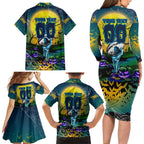 We Are Titans Halloween Family Matching Long Sleeve Bodycon Dress and Hawaiian Shirt Pumpkin Scary Spooky Season - Aussie Hoodie