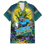 We Are Titans Halloween Family Matching Long Sleeve Bodycon Dress and Hawaiian Shirt Pumpkin Scary Spooky Season - Aussie Hoodie