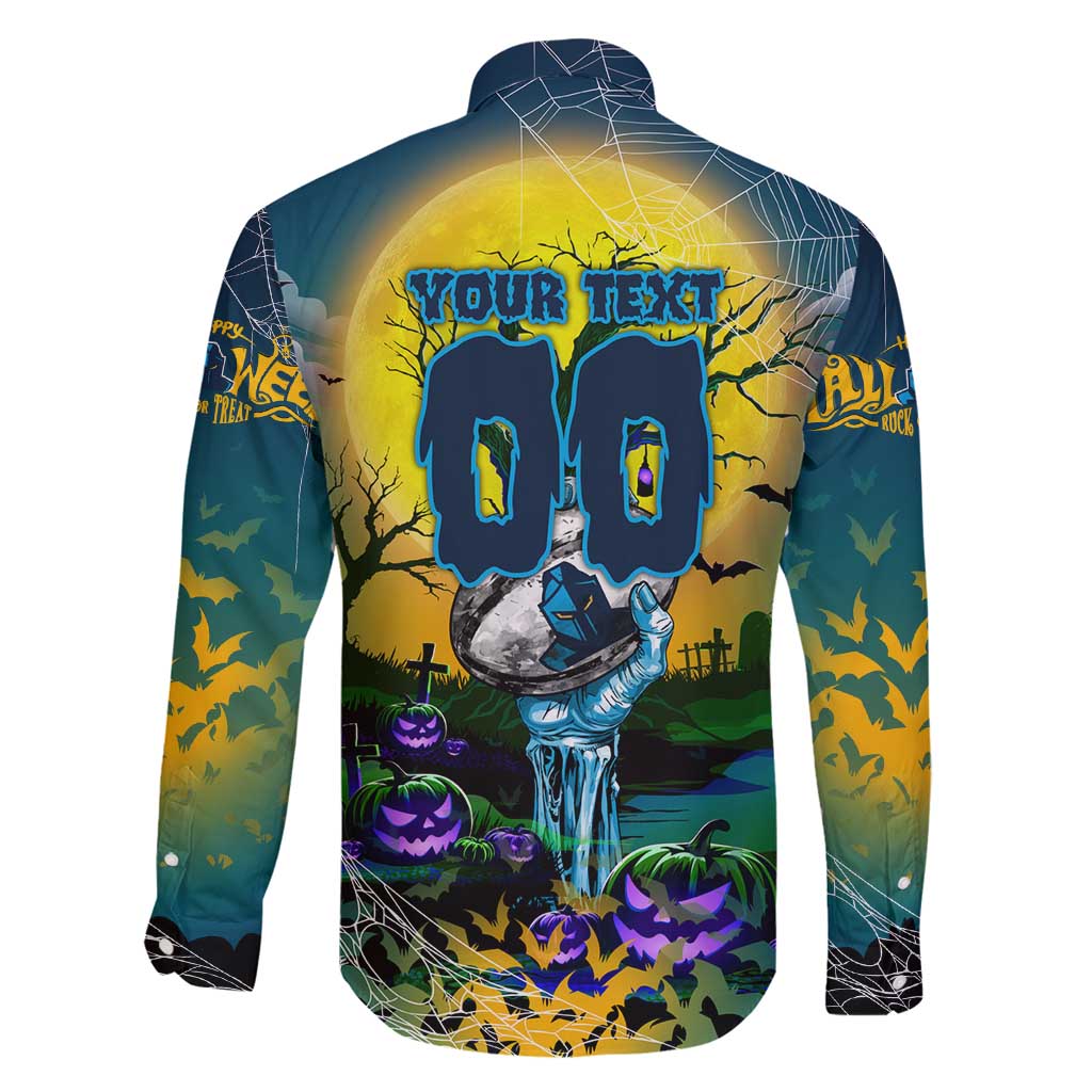 We Are Titans Halloween Family Matching Long Sleeve Bodycon Dress and Hawaiian Shirt Pumpkin Scary Spooky Season - Aussie Hoodie