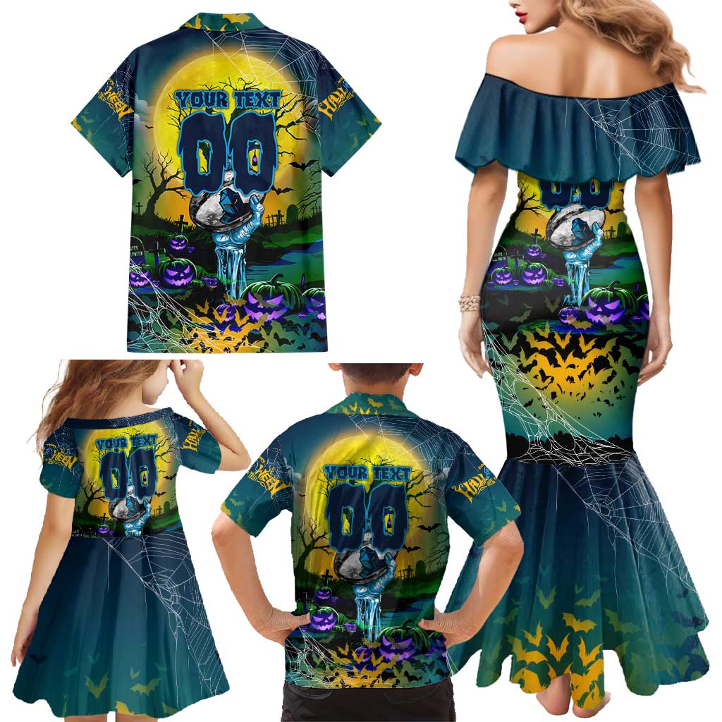 We Are Titans Halloween Family Matching Mermaid Dress and Hawaiian Shirt Pumpkin Scary Spooky Season - Aussie Hoodie