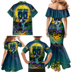 We Are Titans Halloween Family Matching Mermaid Dress and Hawaiian Shirt Pumpkin Scary Spooky Season - Aussie Hoodie