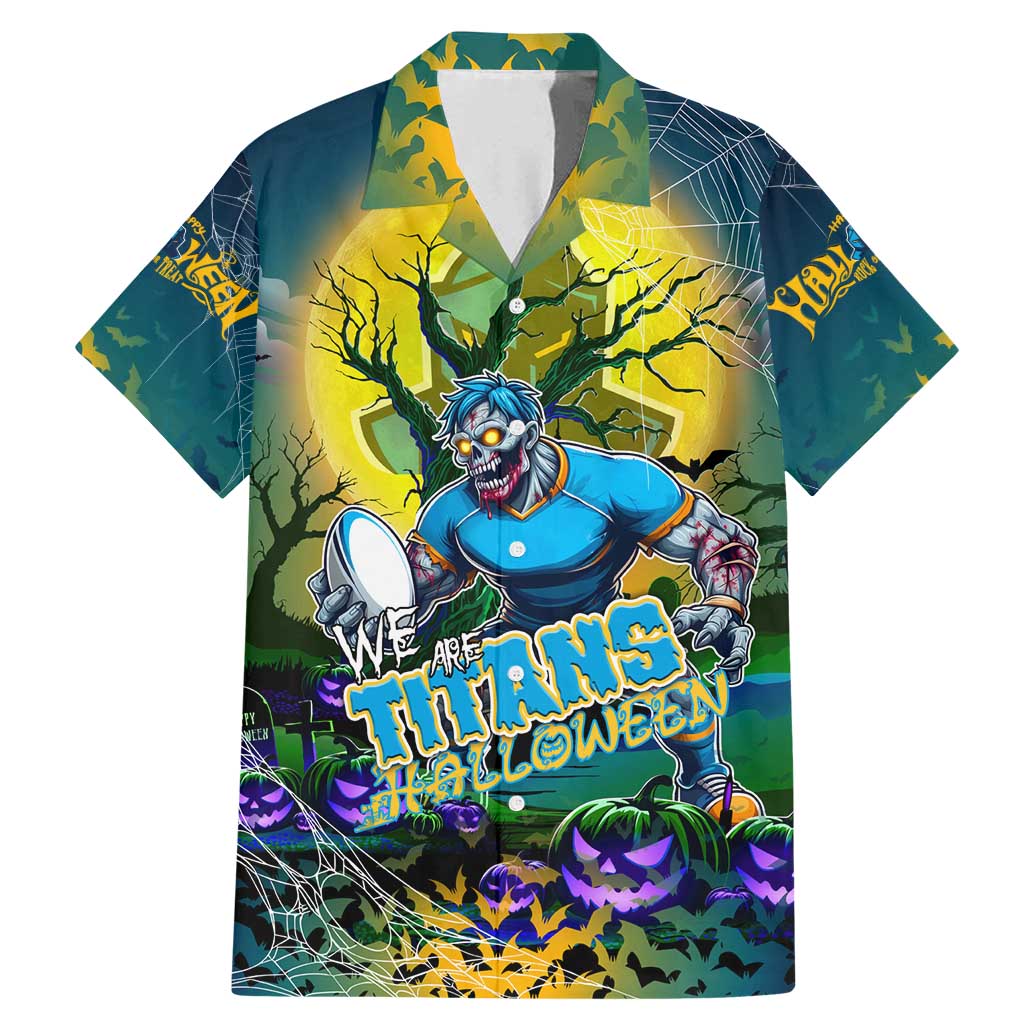We Are Titans Halloween Family Matching Mermaid Dress and Hawaiian Shirt Pumpkin Scary Spooky Season - Aussie Hoodie