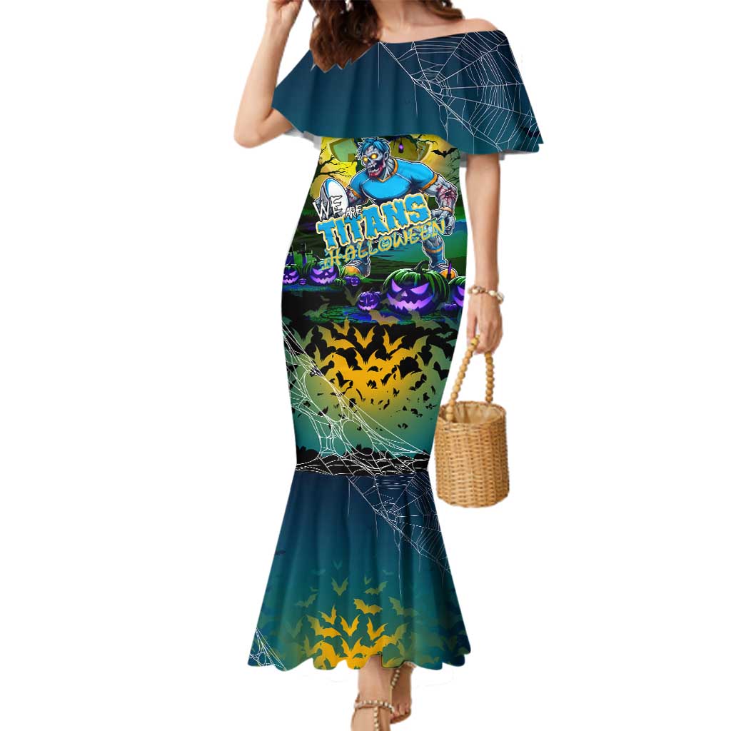 We Are Titans Halloween Family Matching Mermaid Dress and Hawaiian Shirt Pumpkin Scary Spooky Season - Aussie Hoodie